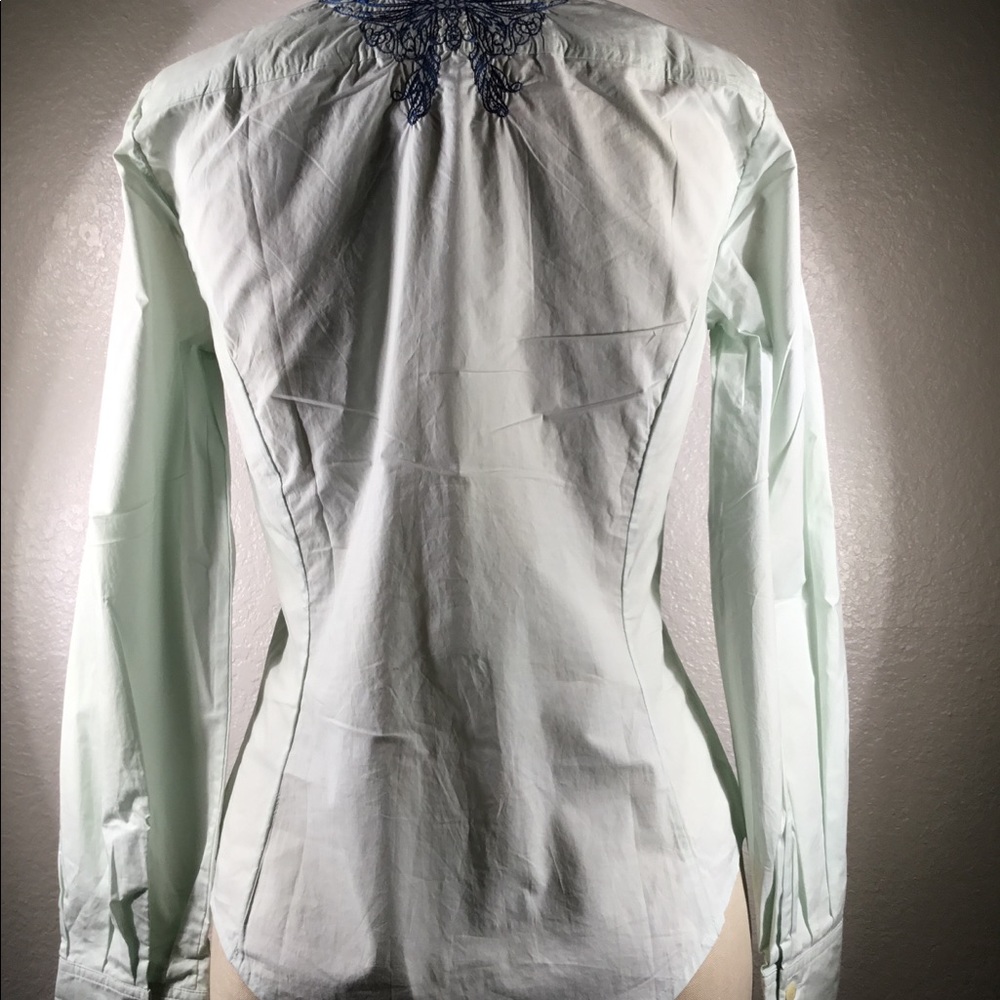 3J Workshop by Johnny Was Long Sleeve Embroidered Top S NWT - Picture 6 of 8